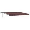 vidaXL Estrutura de Toldo Manual com LEDs 4,5 &times; 3 m