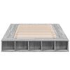 vidaXL Estrutura de cama 120x200 cm derivados de madeira cinza sonoma