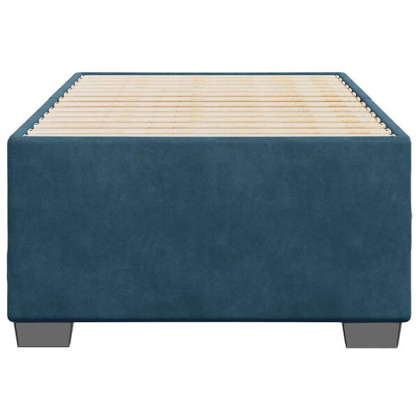 vidaXL Estrutura de cama 80x200 cm veludo azul