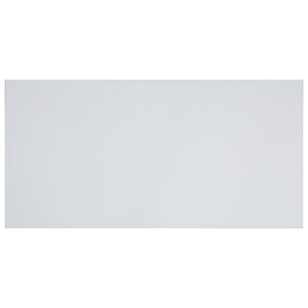 vidaXL Mesa de jantar 120x60x74 cm MDF branco e preto