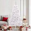 vidaXL &Aacute;rvore de Natal Articulada Artificial Branco 180 cm PVC e A&ccedil;o