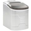 vidaXL M&aacute;quina de fazer cubos de gelo 2,4 L 15 kg/24 h prateado