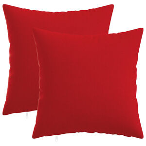 vidaXL Capa almofada 2 unid. HEERLEN Vermelho 30 x 30 cm Tecido