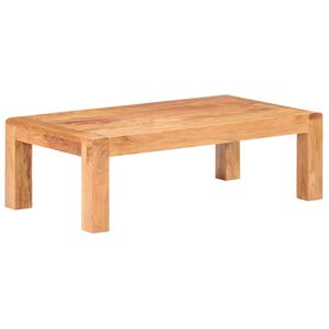 vidaXL Mesa de centro 110x60x35cm ac&aacute;cia maci&ccedil;a c/ acabamento a mel