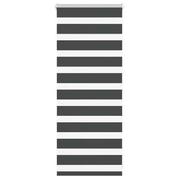 vidaXL Cortina de zebra 65x100 cm largura do tecido 60,9 cm poli&eacute;ster