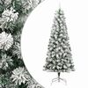 vidaXL &Aacute;rvore de Natal artificial articulada c/ flocos de neve 180 cm