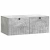 vidaXL Gabinete de TV de Parede Cinzento Cimento 78,5 x 41 x 30 cm