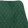 vidaXL 5 pcs conjunto de jantar verde-escuro