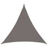 vidaXL Vela de Sombra 2 x 2 x 2 m HDPE Triangular Cinzento-claro