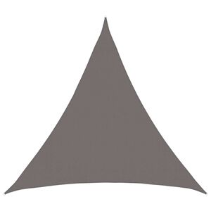 vidaXL Vela de Sombra Triangular 2 x 2 x 2 m HDPE Cinzento-claro