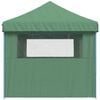 vidaXL Tenda p/ festas pop-up dobr&aacute;vel com 3 paredes laterais verde