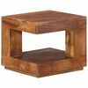 vidaXL Mesa de centro 45x45x40 cm madeira de ac&aacute;cia maci&ccedil;a