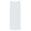 vidaXL Mesa consola 102x30x80 cm derivados de madeira branco
