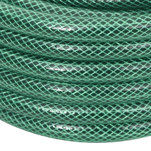 vidaXL Mangueira de jardim 0,5" 30 m PVC verde