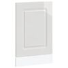vidaXL Painel m&aacute;quina lavar lou&ccedil;a Kalmar 45x1,5x57 cm branco brilhante