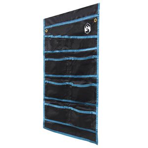 vidaXL Saco de Armazenamento Preto e Azul 63,5 x 40 cm oxford