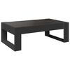 vidaXL Mesa de centro luzes LED Infinity 90x53x30 cm preto