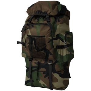vidaXL Mochila estilo camuflagem do ex&eacute;rcito XXL 100 L