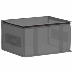 vidaXL Caixa de Armazenamento com Janela Superior Transparente