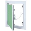 vidaXL Painel de Acesso Verde e Prata 20 x 25 cm Alum&iacute;nio e Gesso