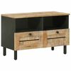 vidaXL Gabinetes de Armazenamento Natural 70 x 33 x 46 cm