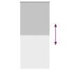 vidaXL Cortina de rolo blackout, 124,4 x 230 cm, largura do tecido 120 cm, cinza
