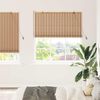 vidaXL Estores de rolo com cortinas Manual Natura 140 x 220 cm Bambu