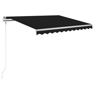 vidaXL Toldo retr&aacute;til autom&aacute;tico 300x250 cm antracite