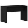 vidaXL Conjunto de Mesa de Vestir com gaveta 2 pcs Carvalho Preto
