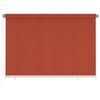 vidaXL Estore de rolo para exterior 220x140 cm PEAD terracota