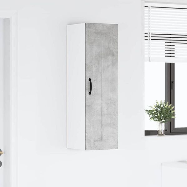 vidaXL Armário de Cozinha Cinzento 30 x 31 x 100 cm Madeira processada