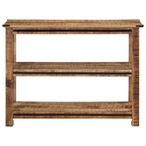 vidaXL Mesa consola 100x35x75 cm madeira de mangueira maciça