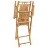 vidaXL Cadeiras de jardim dobráveis 4 pcs 53x66x99 cm bambu