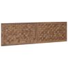 vidaXL Cabeceira Natural Teak S&oacute;lido