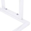 vidaXL Toalheiro de p&eacute; 48x24x78,5 cm ferro branco