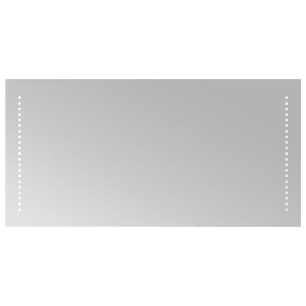 vidaXL Espelho de casa de banho com luzes LED 80x40 cm