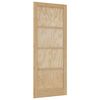 vidaXL Porta Interna 86 x 211 cm Contraplacado Natural