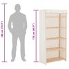 vidaXL Roupeiro 79x40x170 cm tecido branco