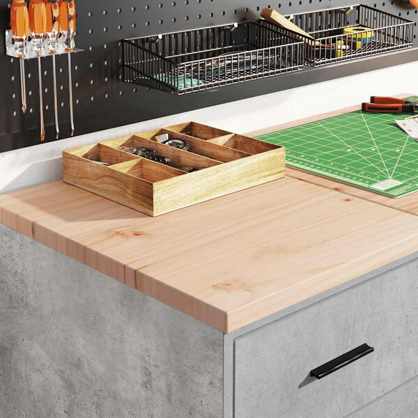 vidaXL Arm&aacute;rios de garagem 2 pcs madeira processada cinzento-cimento