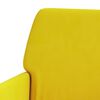 vidaXL Banco 108x79x79 cm veludo amarelo