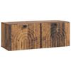 vidaXL Gabinete de TV de Parede Madeira antiga 78,5 x 31 x 30 cm