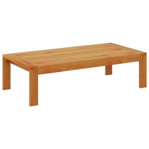 vidaXL Mesa de jardim 100x50x27 cm madeira de ac&aacute;cia maci&ccedil;a