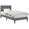 vidaXL Estrutura da Cama Cinzento-Escuro 100 x 200 cm Veludo