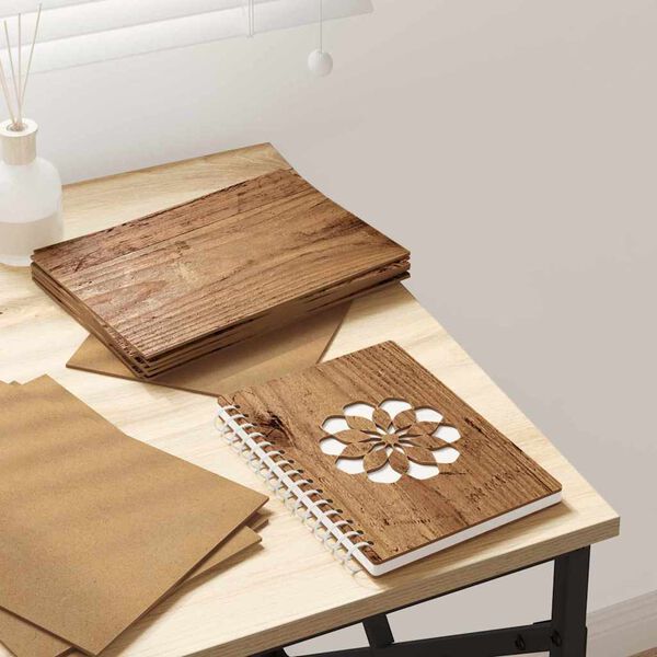 vidaXL Pain&eacute;is de Decora&ccedil;&atilde;o 50 pcs Madeira antiga 21 x 30 x 0,27 cm