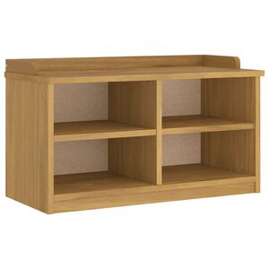 vidaXL Banco de entrada SANDNES 87x40x50 cm pinho maci&ccedil;o