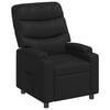 vidaXL Poltrona reclin&aacute;vel Preto 75 x 93 x 102 cm Tecido