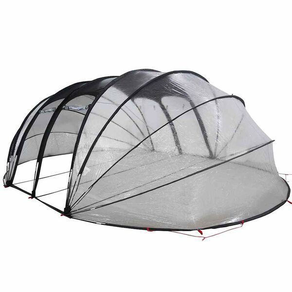 vidaXL Tenda de Piscina Domo Transparente 640 x 432 x 205 cm PVC