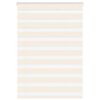 vidaXL Cortina de zebra 105x100 cm largura do tecido 100,9cm poli&eacute;ster