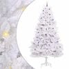 vidaXL &Aacute;rvore de Natal Articulada Artificial Branco 300 cm PVC e A&ccedil;o