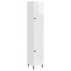 vidaXL Conjunto de Gabinete 2 unid. Branco Brilhante